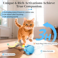 ORSDA Cat Toys for Indoor Cats - Blue - image 2