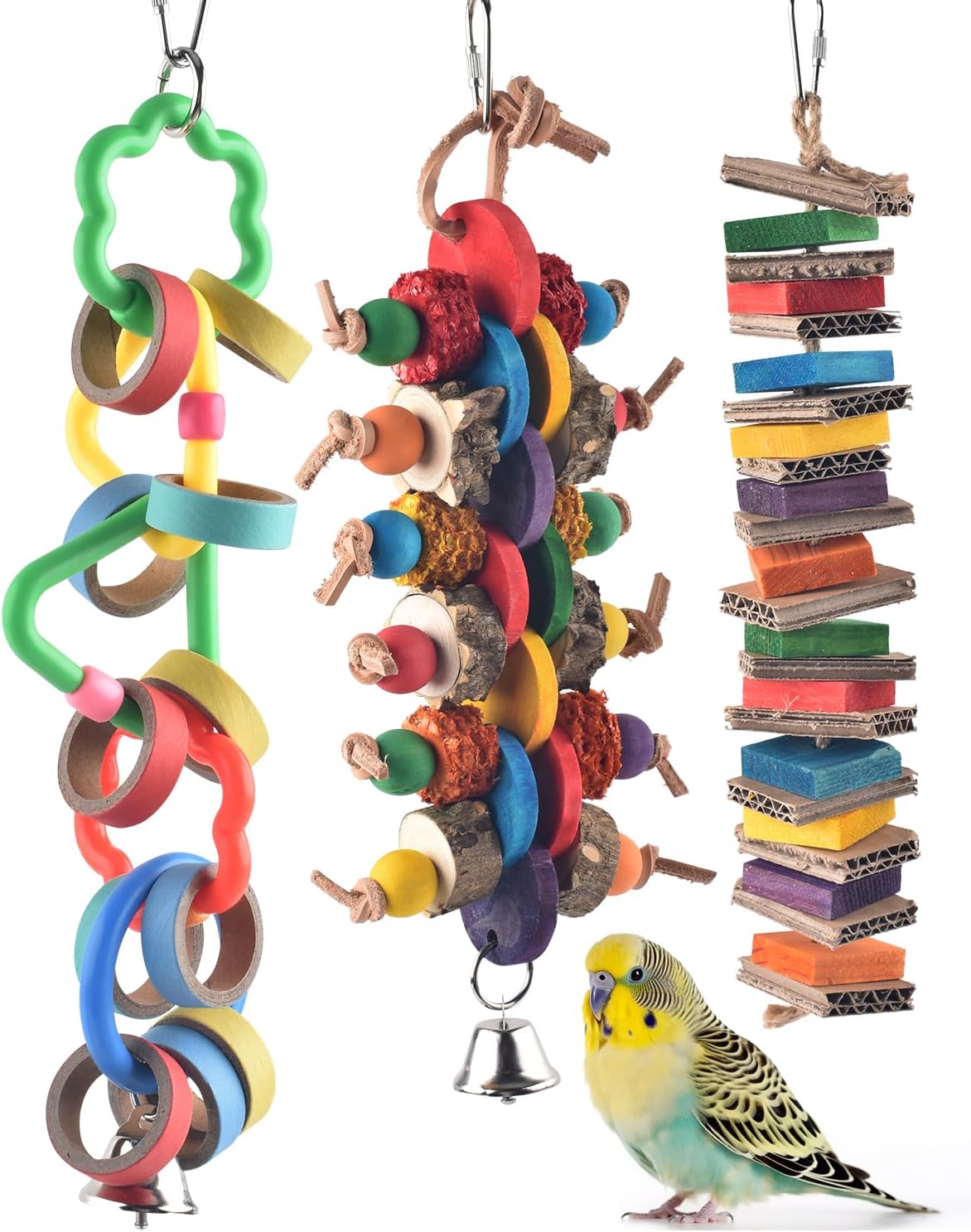 Bissap 2 PCS Bird Chew Toys - 3 PCS