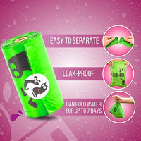 Pet N Pet Poop Bags For Dogs, Green 540 Counts Lavender Scented Dog Poop Bags Rolls, Dog Bag, Pet Waste Bag