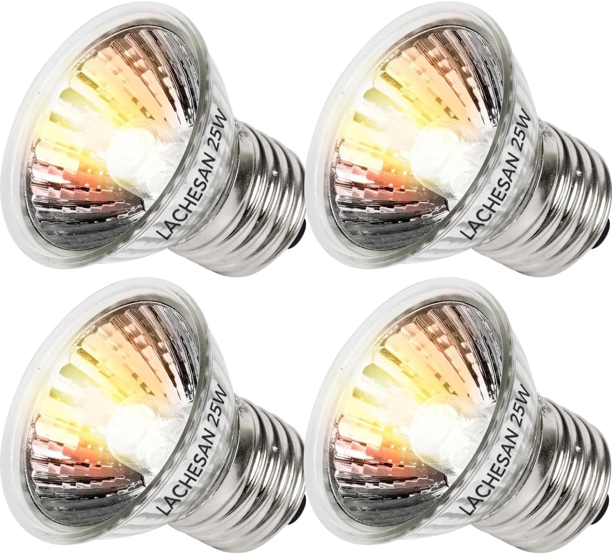 50W Uva Light Bulbs 4-Pack, Turtle Heat Lamp for Reptile – Essentials for Reptiles And Amphibians - 25.0