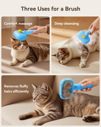 ROJECO 3-in-1 Pet Steam Brush - Blue - image 4