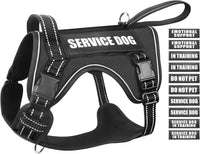 WINSEE Tactical Dog Harness - Medium / Black