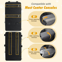 Center Console Dog Car Seat for Small Dogs&Cats Under – Essentials for Dogs - Black - image 4