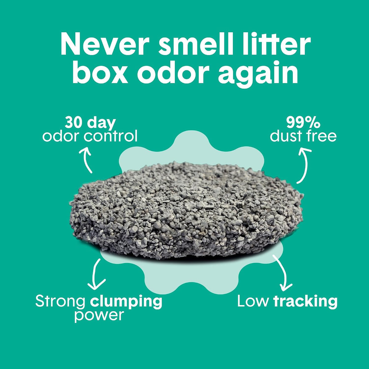 Boxie Premium Unscented Clumping Cat Litter 30+ Day Odor Control – Daily Care for Cats - Gently Scented / 40 lb - image 3