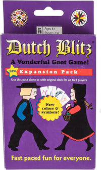 Dutch Blitz Card Game - Original Fast Paced Family Game with 160 Cards – Fun for Kids & Family - Purple Expansion