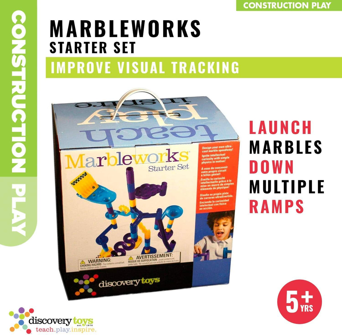Discovery Toys MARBLEWORKS Marble Run Starter - Starter Set - image 4
