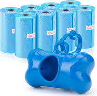Dog Poop Bags Rolls, Thick Doggie Poop Bag with Dispenser