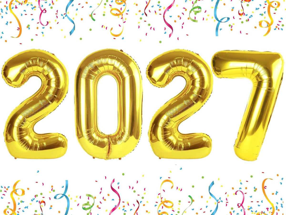 Number Balloons Blue 7 Balloon Numbers 40 inch for 7th Birthday - Gold / Number 2026