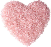 LAIDANLA Rose Quartz Crushed Stone Crystal Chips Bulk - Pink-rose Quartz / 0.55 Pound-（0.28"-0.35"）