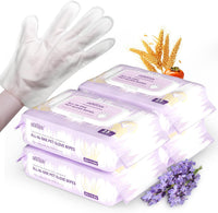 IMMHABI 400 Count Hypoallergenic Dog Wipes - Lavender / 100 Glove Wipes