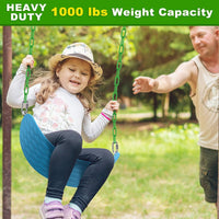 BeneLabel 40 inch yellow coated heavy duty hanging chains with carabiners - view 14