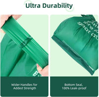 125 Count Cat Poop Bags with Handles - Unscented / 125 Count / Large-17.7"x11.8" - image 2