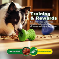 Dog Toys for Aggressive chewers, Indestructible Toy for Small Dogs Interactive Toy Dog chew Toys (Green + Blue)