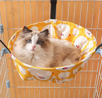 SHENGOCASE 2-Pack Cat Hammock Lounge Cat Hanging Bed for Cage Kennel - Orange - image 2