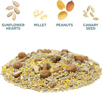 Audubon Park Waste Free Wild Bird Seed, No Mess Bird Food for Outside Feeders, 15-lb. Bag
