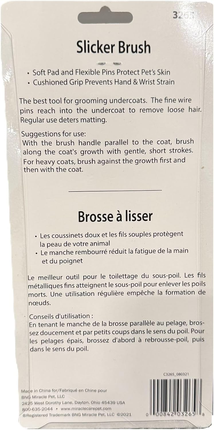 Miracle Care Small Slicker Brush for Cats – Essentials for Cats - Small / Slicker Brush for Small Dogs and Cats - image 3