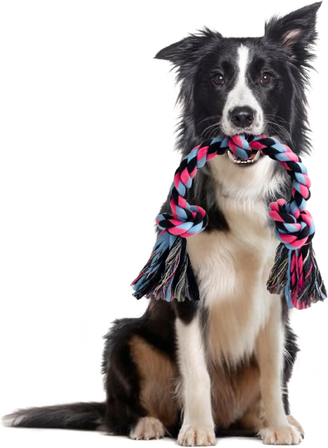 Dog Rope Toy for Large Dogs Heavy Duty Dog Chew Toys for Aggressive - 1 Pack-Medium / Medium