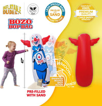 Inflatable Dudes kids punching bag bop bag, 47 inch, with sand-filled base in a ninja design - view 30