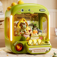 Vanvimen kids claw machine with dinosaur theme, joysticks and mini prizes inside - view 3