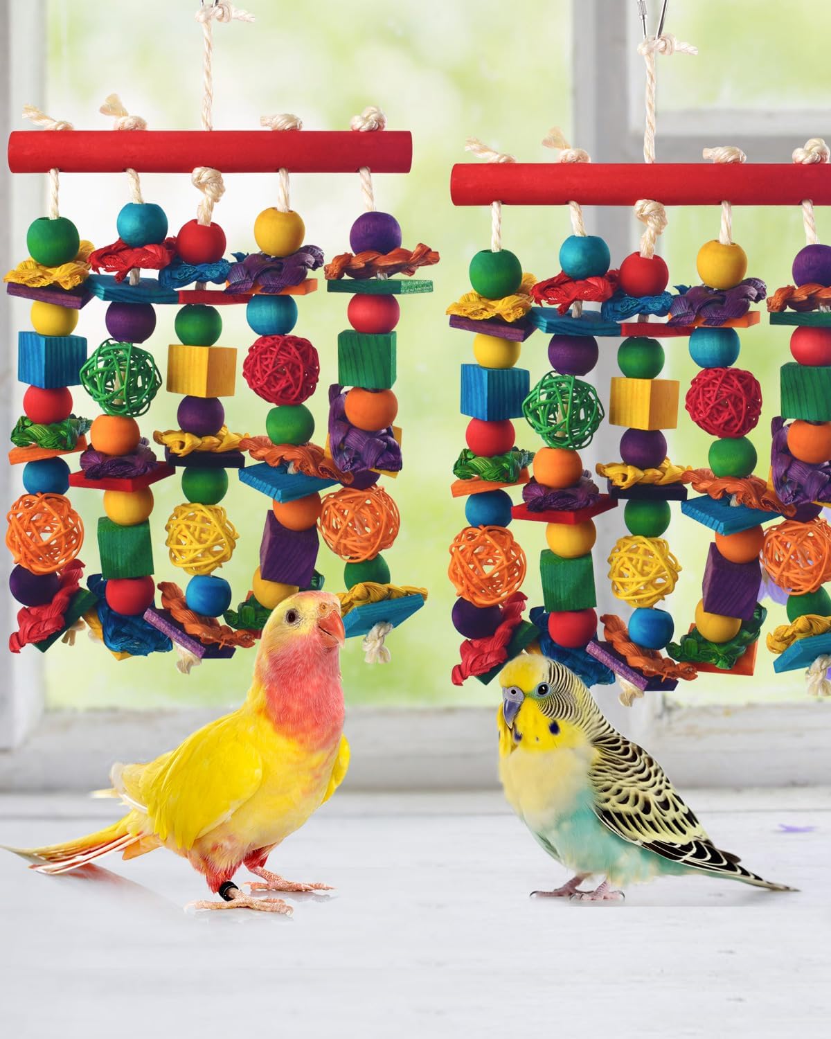 DBNESS Bird Toys, Parakeet Chewing Toy - 2 PCS - image 2