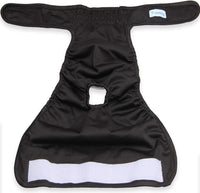 Teamoy Female Dog Diapers, Washable Doggie Period Diaper - L2 (Pack of 4) / Black+ Purple+ Green+ Rose Red (4pcs) - image 3