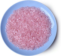 LAIDANLA Rose Quartz Crushed Stone Crystal Chips Bulk - Pink-rose Quartz / 0.22 Pound-（0.2"-0.28"） - image 3