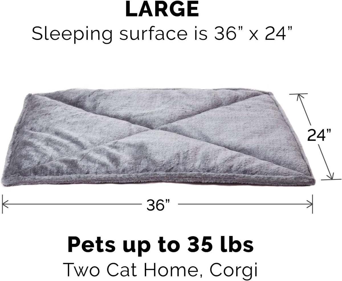 FurHaven ThermaNAP Self Warming Cat Mat - Large - 36"L x 24"W / Gray - image 2