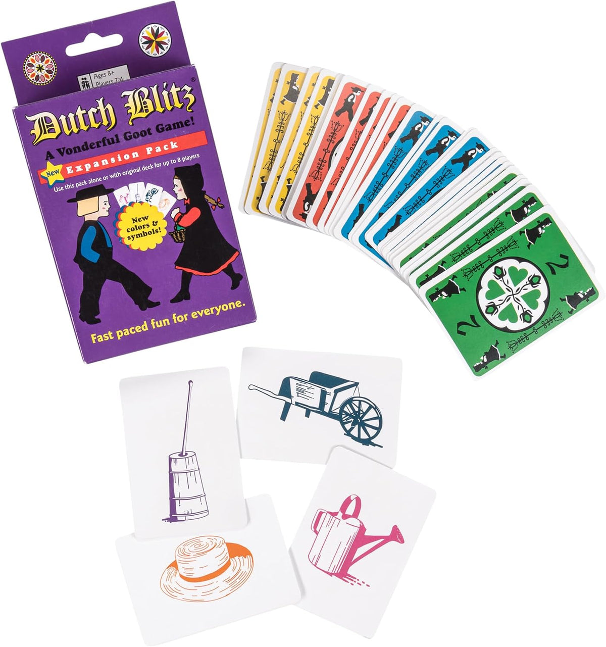 Dutch Blitz Card Game - Original Fast Paced Family Game with 160 Cards – Fun for Kids & Family - Purple Expansion - image 2