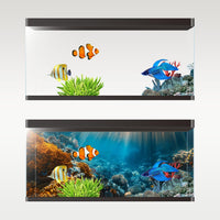 Aquarium Background, Ocean Fish Tank Background - 1 pack / 48x18in - image 2