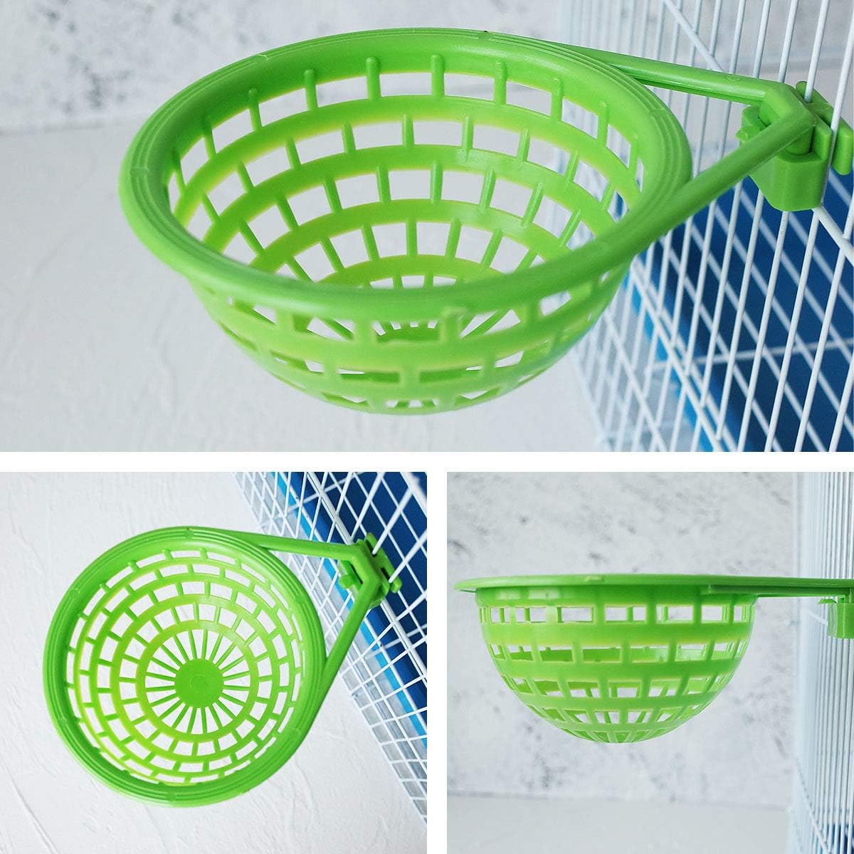 FOIBURELY 3 Sets Canary Nest Bird Nest Plastic Hatching Nest Finch - image 4
