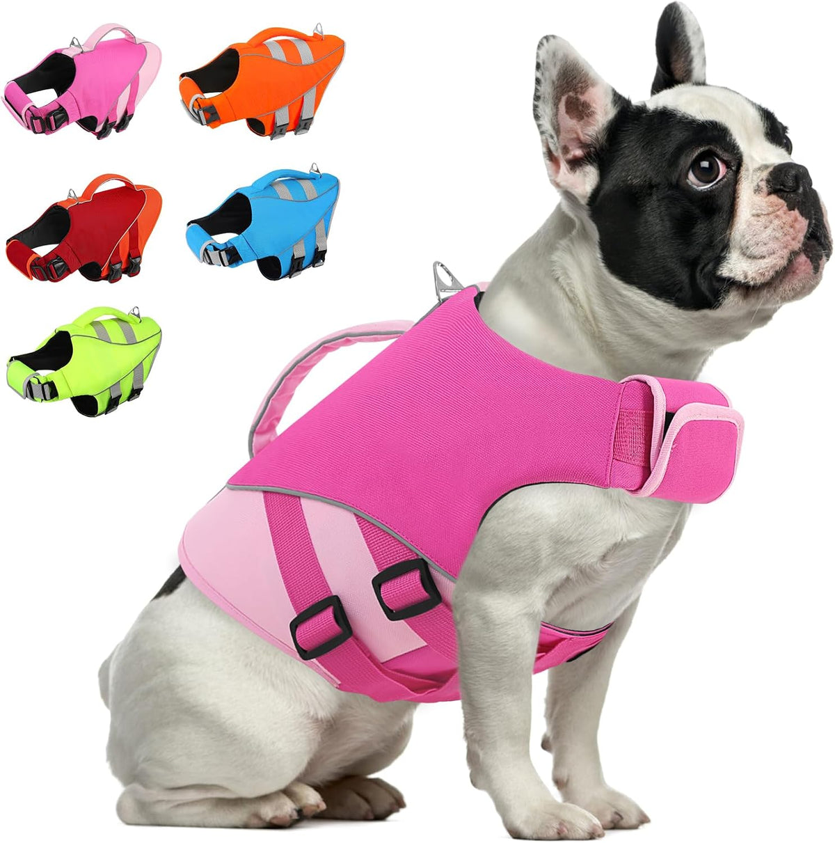 Queenmore XS Dog Life Jacket - X-Small / Pink/Fuchsia