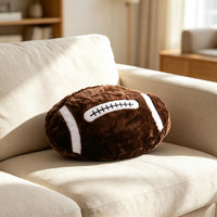 14" Volleyball Plush Pillow Soft Throw Toy for Kids Room Decoration – Fun for Kids & Family - Rugby / 22"