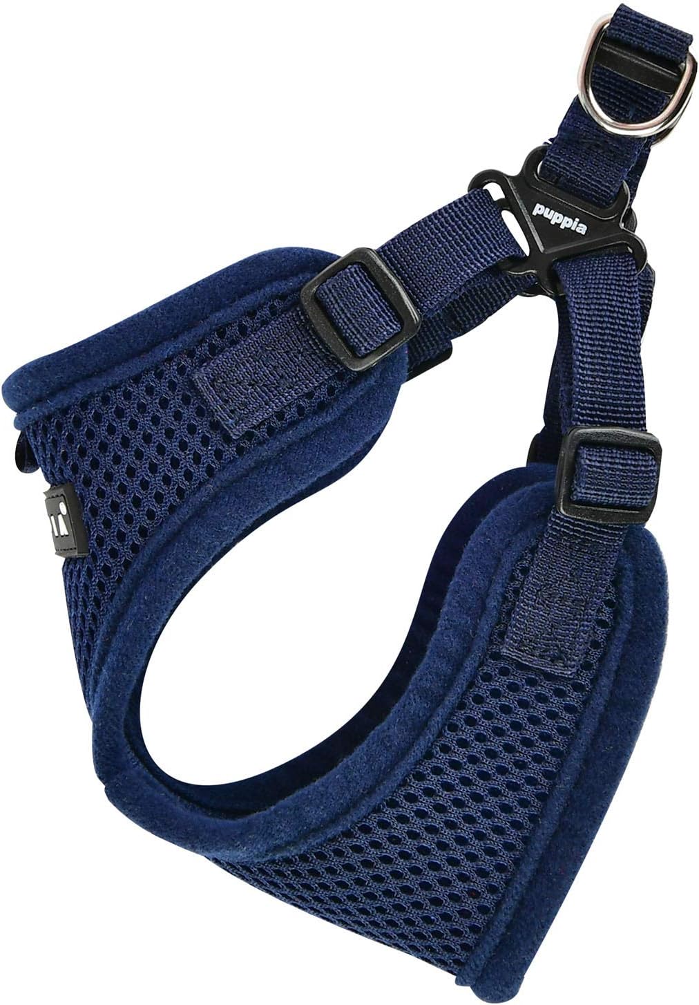 Puppia PARA-HC1533-CA-M Camo Soft Harness C Pet-Vest-Harnesses - Medium / Navy - image 3