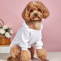 Soft Dog Hoodies for Small Dogs - White / X-Large - image 2