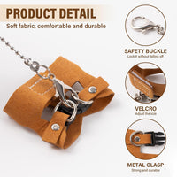 3Pcs Rat Harness and Leash - Brown - image 2