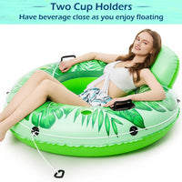 Jasonwell Inflatable River Tube Float - Large / Green - image 3