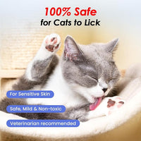 Cat Waterless Shampoo - No Rinse Formula for Quick Clean Between Baths, Hypoallergenic & Detangling, Reduce Itchy Skin Shedding & Odor Control,Vet-Recommended for Kittens/Senior Cats