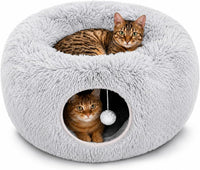 Extra Large Cat Donut Tunnel Bed