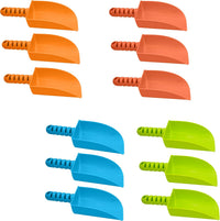 4E's Novelty 12 pack of 8 inch plastic sand shovels for kids in assorted colors - view 5
