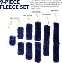Harrison Howard Horse Halter Fleece Cover Set 9 Pieces