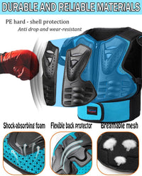 DBaoXiaoMu kids dirt bike gear armor vest suit with chest, back, knee and elbow protection - view 17