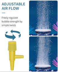 Pawfly Aquarium Air Stone Disc Tiny Micro Bubble Diffuser Release - 2.4 in - image 4
