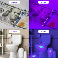 UV Flashlight Black Light - 1 Pack - image 3