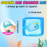 Squishy Fidget Toys Stress Cube - 3pcs Stress Cube - image 2