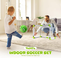 VangeBow Silent Indoor Soccer Ball for Toddlers - Dinosaur Ball & Goal - image 2