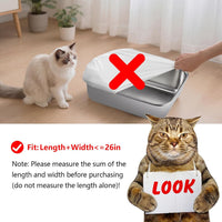 ondware 120 automatic cat litter box bags, 6 rolls with pull rope closure - view 3