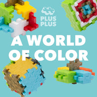 PLUS 240 Piece Glow in the Dark Mix, Mini Waffle Blocks - Celebration Mix Play Tube - image 4