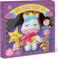 Qollorette felt sewing kit for kids with a handmade kitty stuffed toy and outfits - view 3