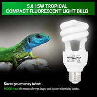 REPTI ZOO UVB Light for Tropical Reptile - 5.0 15W - image 4