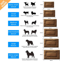 Dog Crate Pad Washable Dog Bed for Crate Medium Cozy Mat 36-Inch Gray – Essentials for Dogs - 30.0"L x 19.0"W x 1.0"Th / brown - image 2